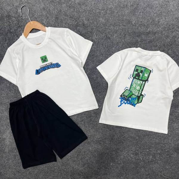  تیشرت شلوارک ماین کرافت