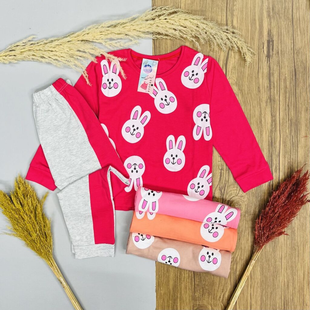 بلوز شلوار دخترانه کله خرگوش