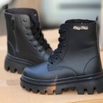 نیم بوت زیپ دار نگین