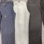 شلوار جین نیم بگ زنانه