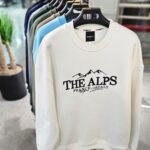 دورس یقه گرد گلدوزی the alps