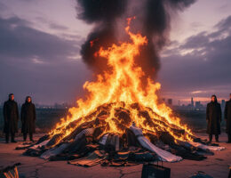 اتش زدن پوشاک