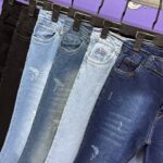 شلوار بوتکات جین زنانه