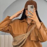 کت بامبر چرم زنانه