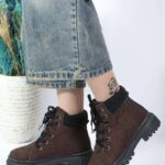 نیم بوت حراجی ولف خزدار