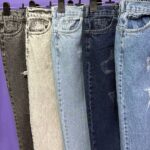 شلوار مام فیت جین