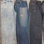 شلوار جین نیم بگ زنانه