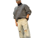 دورس کراپ باکسی یقه ایستاده