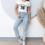 کراپ تیشرت گلدوزی