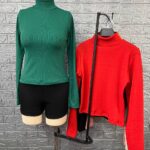 بلوز یقه اسکی زنانه