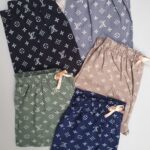 شلوار پنبه زنانه طرح دار