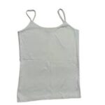 تاپ نخی زنانه مشکی و سفید