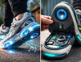 کفش صوتی عجیب