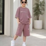 تیشرت شلوارک لش استایل بچگانه