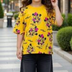 تیشرت دخترانه مدل میکی