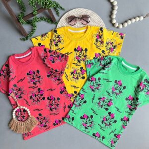 تیشرت گل گلی عمده دخترانه