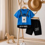 تیشرت شلوارک جیبدار پسرانه