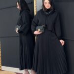 کت سارافون زنانه به همراه کمربند عمده