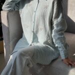 شومیز زنانه مروارید دوزی طرح پاپیون