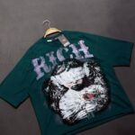 تیشرت مردانه دو نخ تصویری rich