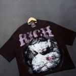 تیشرت مردانه دو نخ تصویری rich