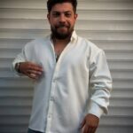 پیراهن آستین بلند قواره فول باکسی پارچه مازراتی درجه ۱